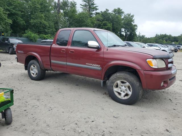 5TBBT44104S451550 - 2004 TOYOTA TUNDRA ACCESS CAB SR5 RED photo 4
