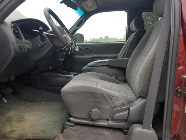 5TBBT44104S451550 - 2004 TOYOTA TUNDRA ACCESS CAB SR5 RED photo 7