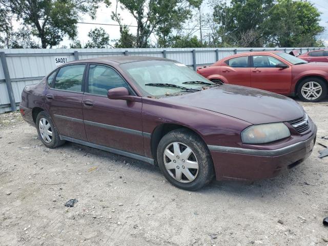 2G1WF52EX39440678 - 2003 CHEVROLET IMPALA BURGUNDY photo 4