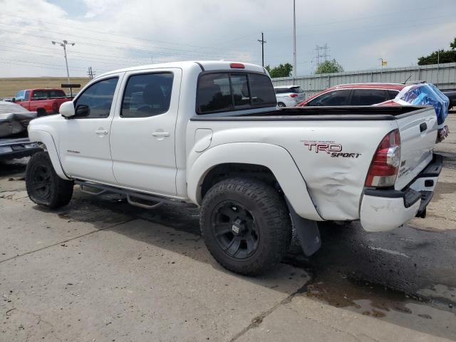 3TMLU42N79M028731 - 2009 TOYOTA TACOMA DOUBLE CAB WHITE photo 2