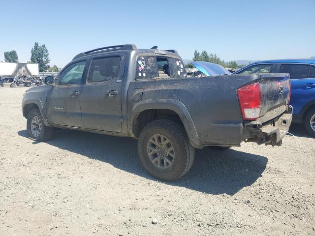 3TMAZ5CN7GM014208 - 2016 TOYOTA TACOMA DOUBLE CAB GRAY photo 2