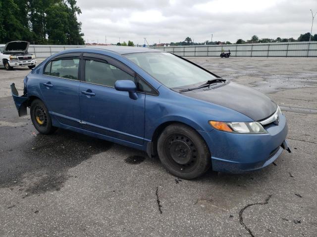 1HGFA16526L079308 - 2006 HONDA CIVIC LX BLUE photo 4