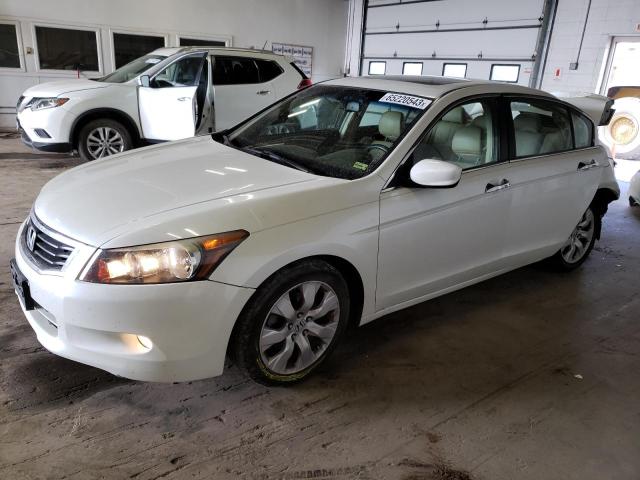 1HGCP36858A036460 - 2008 HONDA ACCORD EXL WHITE photo 1