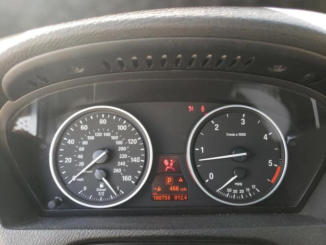 5UXZW0C53BL655234 - 2011 BMW X5 XDRIVE35D SILVER photo 9