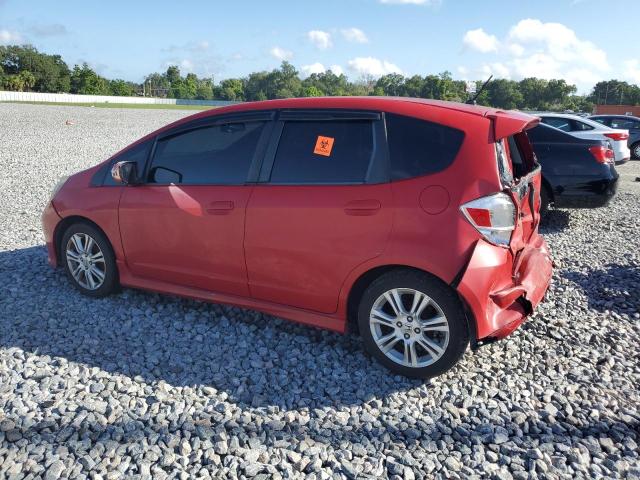 JHMGE884X9S011478 - 2009 HONDA FIT SPORT RED photo 2
