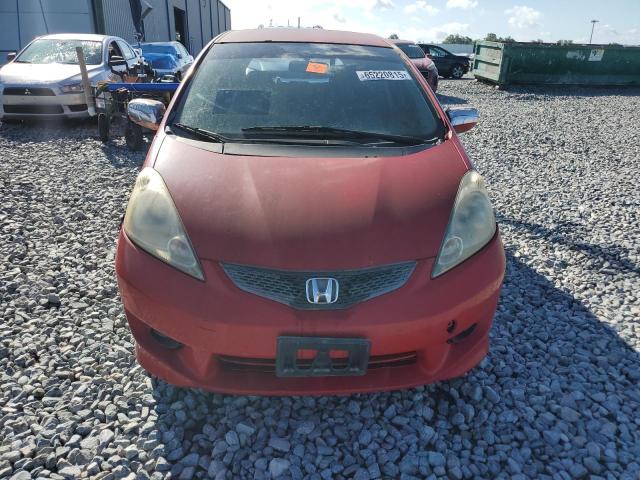 JHMGE884X9S011478 - 2009 HONDA FIT SPORT RED photo 5