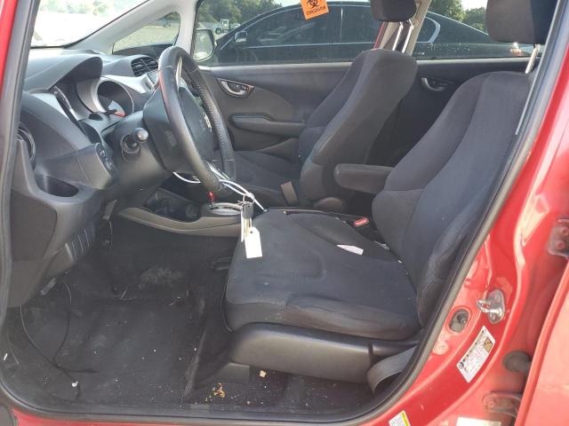 JHMGE884X9S011478 - 2009 HONDA FIT SPORT RED photo 7