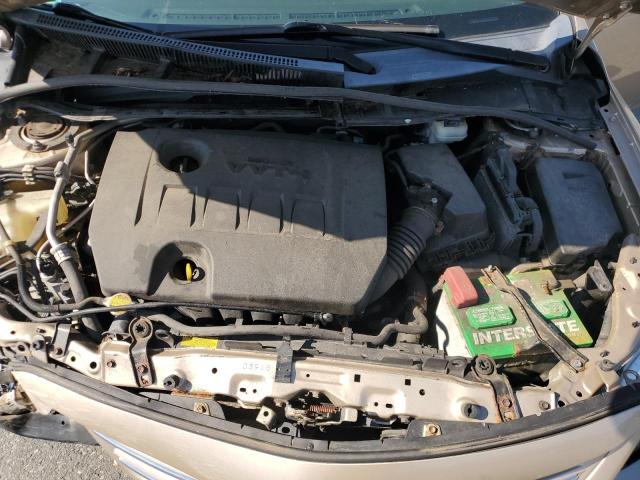 5YFBU4EE3DP204683 - 2013 TOYOTA COROLLA BASE 金色 照片 11