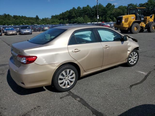 5YFBU4EE3DP204683 - 2013 TOYOTA COROLLA BASE 金色 照片 3