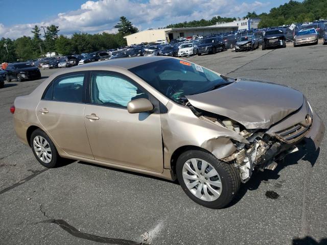 5YFBU4EE3DP204683 - 2013 TOYOTA COROLLA BASE 金色 照片 4