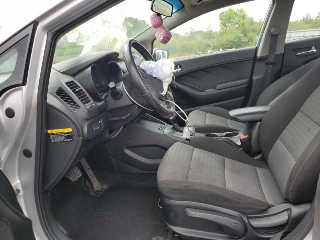 KNAFX4A82E5213461 - 2014 KIA FORTE EX SILVER photo 7