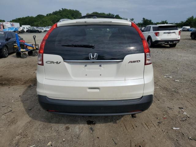 5J6RM4H77DL023228 - 2013 HONDA CR-V EXL WHITE photo 6