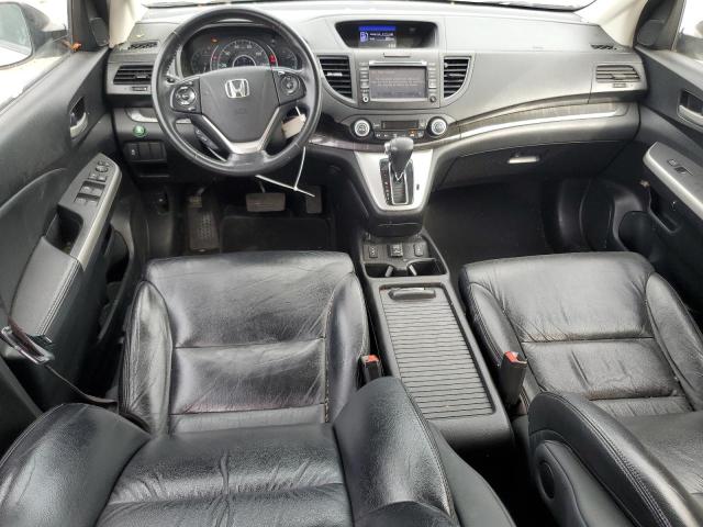5J6RM4H77DL023228 - 2013 HONDA CR-V EXL WHITE photo 8