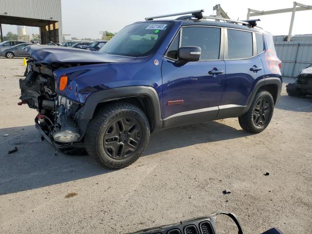 ZACCJBCB0JPH72996 - 2018 JEEP RENEGADE TRAILHAWK BLUE photo 1