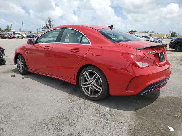 WDDSJ4EB7JN600225 - 2018 MERCEDES-BENZ CLA 250 RED photo 2