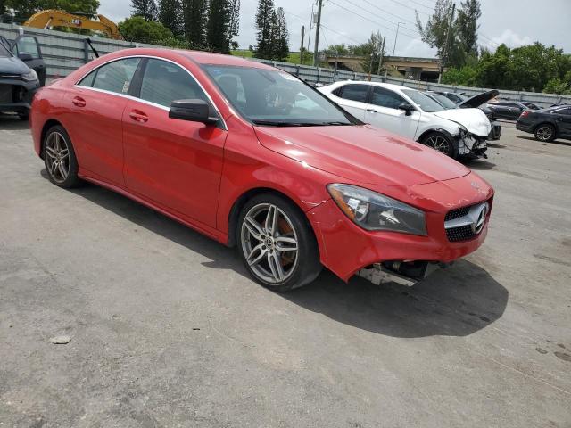 WDDSJ4EB7JN600225 - 2018 MERCEDES-BENZ CLA 250 RED photo 4