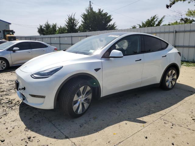 5YJYGDED1MF105607 - 2021 TESLA MODEL Y WHITE photo 1