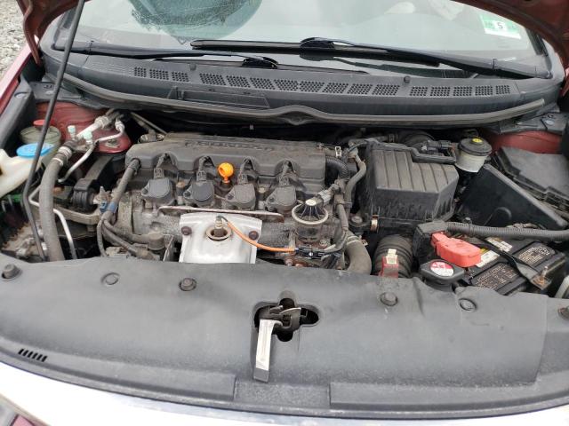 2HGFA1F68BH511089 - 2011 HONDA CIVIC LX-S أحمر صورة 11