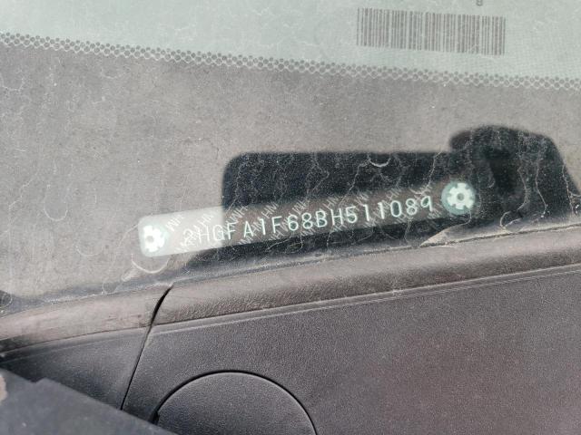 2HGFA1F68BH511089 - 2011 HONDA CIVIC LX-S أحمر صورة 12