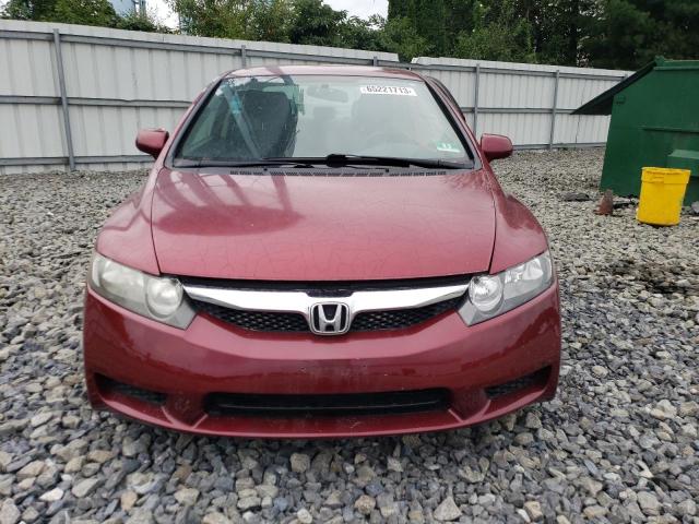 2HGFA1F68BH511089 - 2011 HONDA CIVIC LX-S أحمر صورة 5