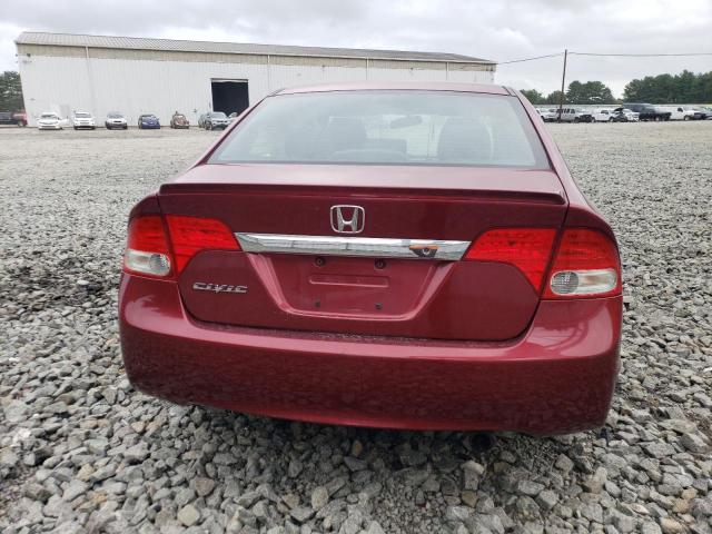 2HGFA1F68BH511089 - 2011 HONDA CIVIC LX-S أحمر صورة 6