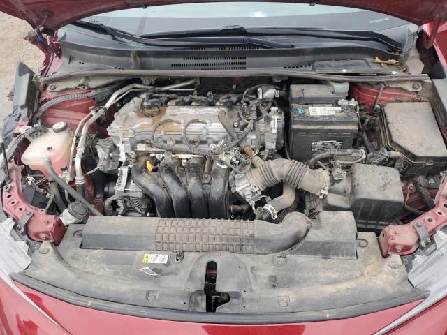 JTDEPMAE8NJ212245 - 2022 TOYOTA COROLLA LE Qırmızı foto 11