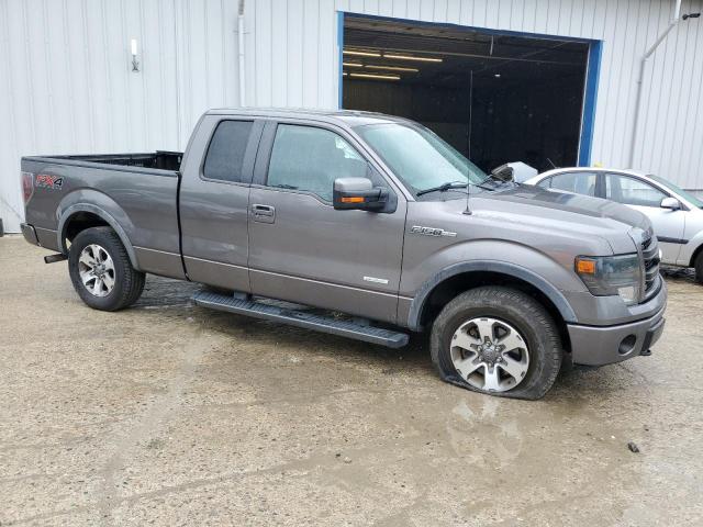 1FTFX1ETXEFB44478 - 2014 FORD F150 SUPER CAB GRAY photo 4