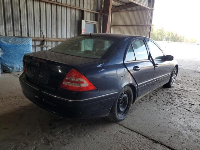 WDBRF64J91F113194 - 2001 MERCEDES-BENZ C-CLASS C3 320 BLUE photo 3