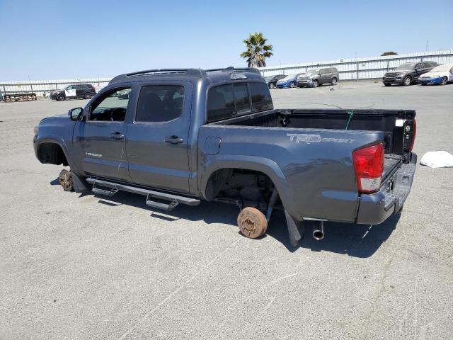 3TMAZ5CN4GM026090 - 2016 TOYOTA TACOMA DOUBLE CAB GRAY photo 2