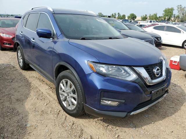 KNMAT2MV9HP538048 - 2017 NISSAN ROGUE S BLUE photo 4