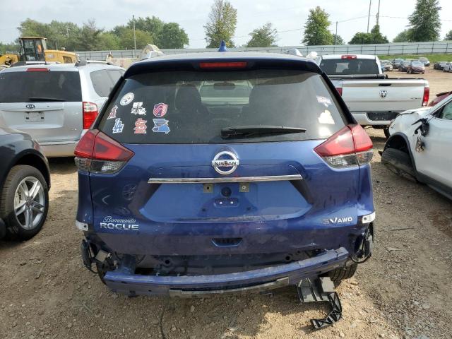 KNMAT2MV9HP538048 - 2017 NISSAN ROGUE S BLUE photo 6