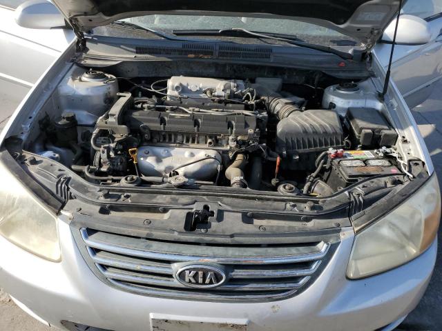 KNAFE121385492512 - 2008 KIA SPECTRA EX SILVER photo 11