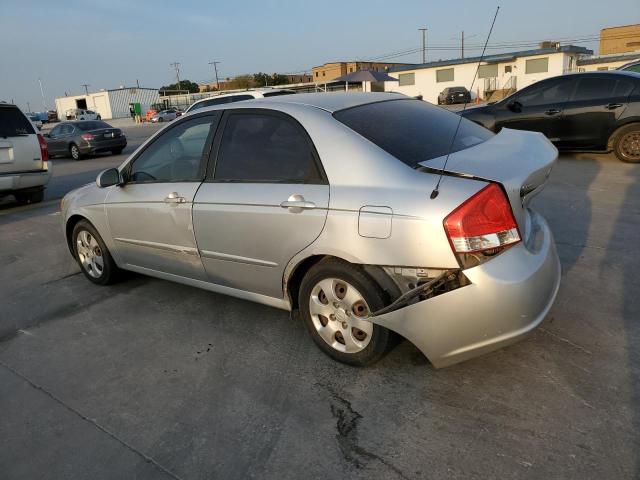 KNAFE121385492512 - 2008 KIA SPECTRA EX SILVER photo 2