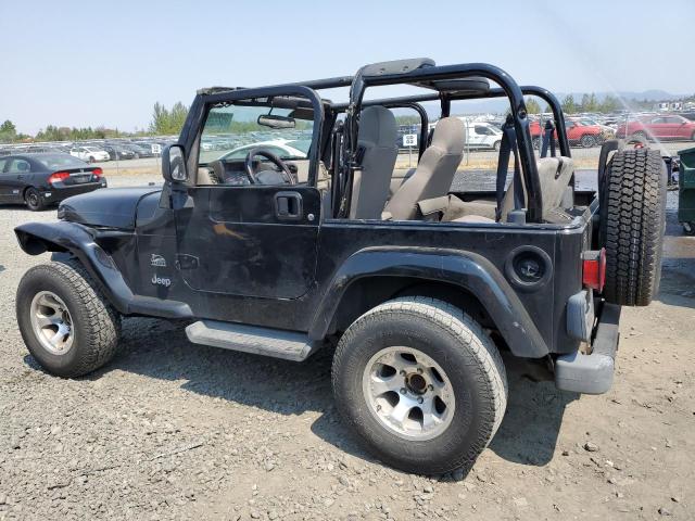 1J4FA59S93P348328 - 2003 JEEP WRANGLER / SAHARA BLACK photo 2