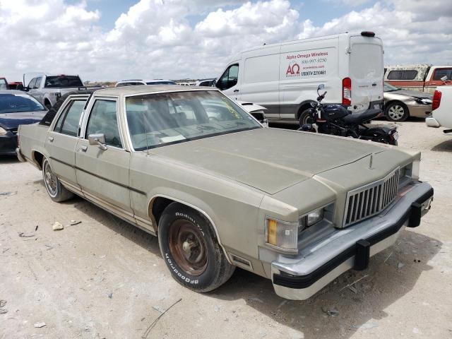 1MEBP95F8FZ633905 - 1985 MERCURY GRAND MARQ BEIGE photo 4