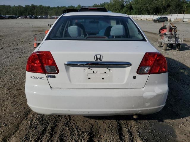 2HGES16573H554498 - 2003 HONDA CIVIC LX WHITE photo 6