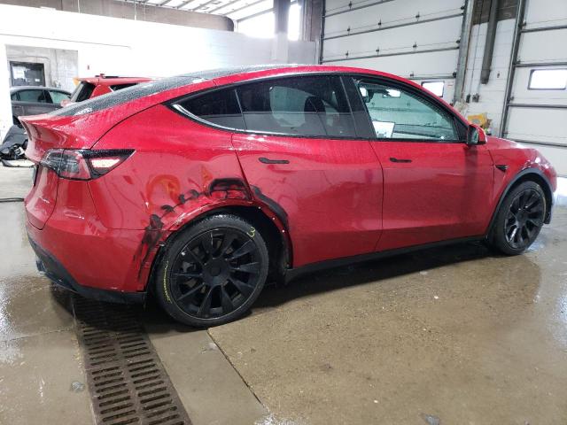 5YJYGDEEXMF161778 - 2021 TESLA MODEL Y RED photo 3