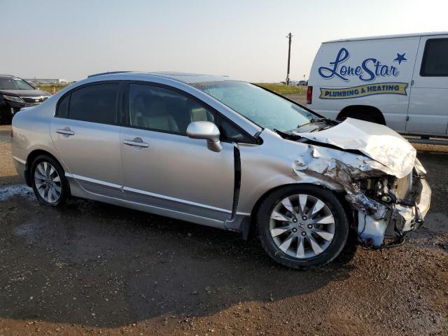 2HGFA16029H010575 - 2009 HONDA CIVIC EXL 银色 照片 4