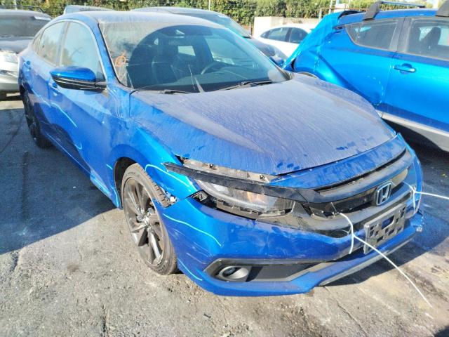 19XFC2F82KE206473 - 2019 HONDA CIVIC SPORT Azul foto 1