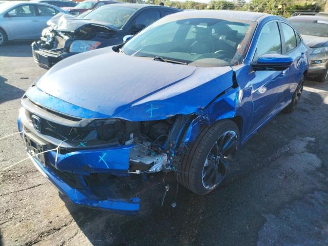19XFC2F82KE206473 - 2019 HONDA CIVIC SPORT Azul foto 2