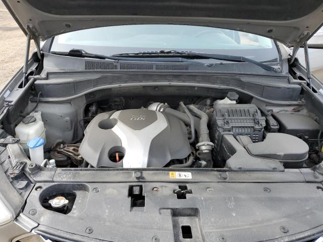 5XYZUDLA3DG047370 - 2013 HYUNDAI SANTA FE S SILVER photo 12