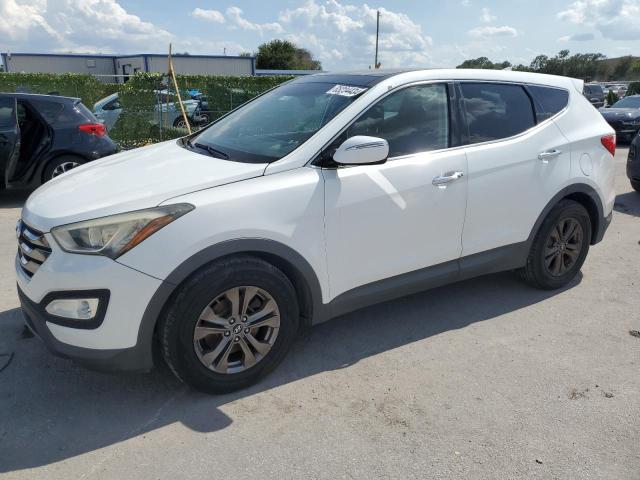 5XYZU3LB0DG015883 - 2013 HYUNDAI SANTA FE S WHITE photo 1