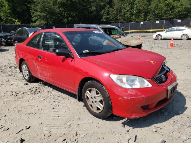 1HGEM22394L057381 - 2004 HONDA CIVIC DX VP Rot Foto 4