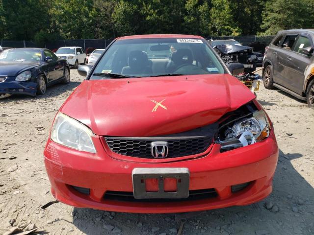 1HGEM22394L057381 - 2004 HONDA CIVIC DX VP Rot Foto 5