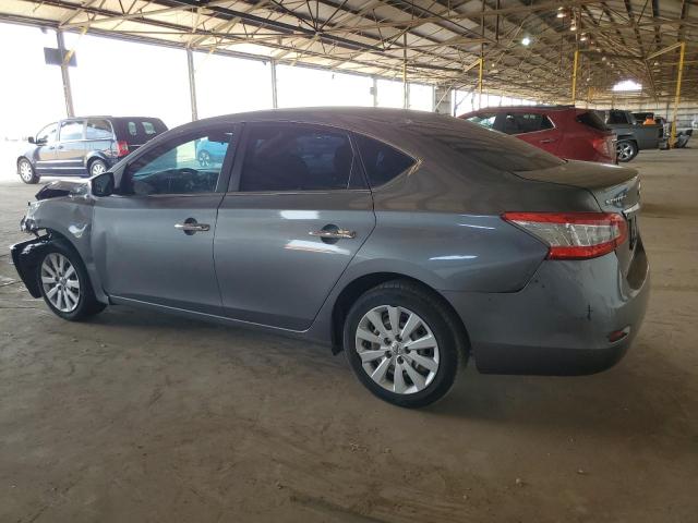 3N1AB7AP4FY346492 - 2015 NISSAN SENTRA S GRAY photo 2