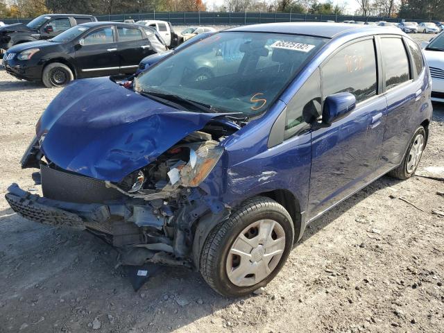 JHMGE8H3XDC041851 - 2013 HONDA FIT BLUE photo 2