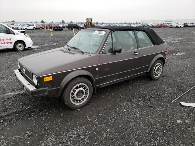 WVWCA0156GK012284 - 1986 VOLKSWAGEN CABRIOLET BROWN photo 1