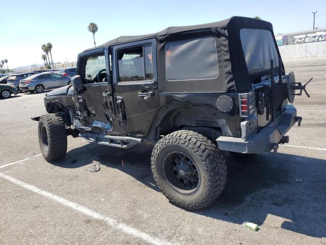 1J4GA39147L105412 - 2007 JEEP WRANGLER X BLACK photo 2