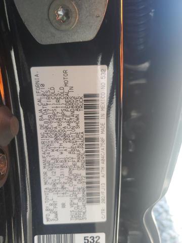 3TMLU4EN5BM061972 - 2011 TOYOTA TACOMA DOUBLE CAB Қара фото 12