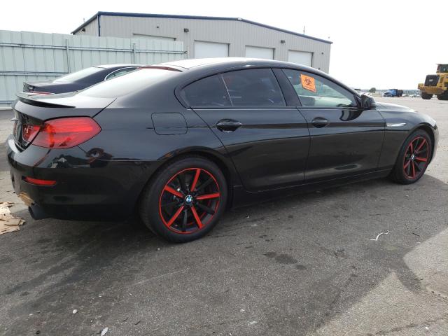 WBA6D2C51GGT65710 - 2016 BMW 640 XI GRAN COUPE BLACK photo 3